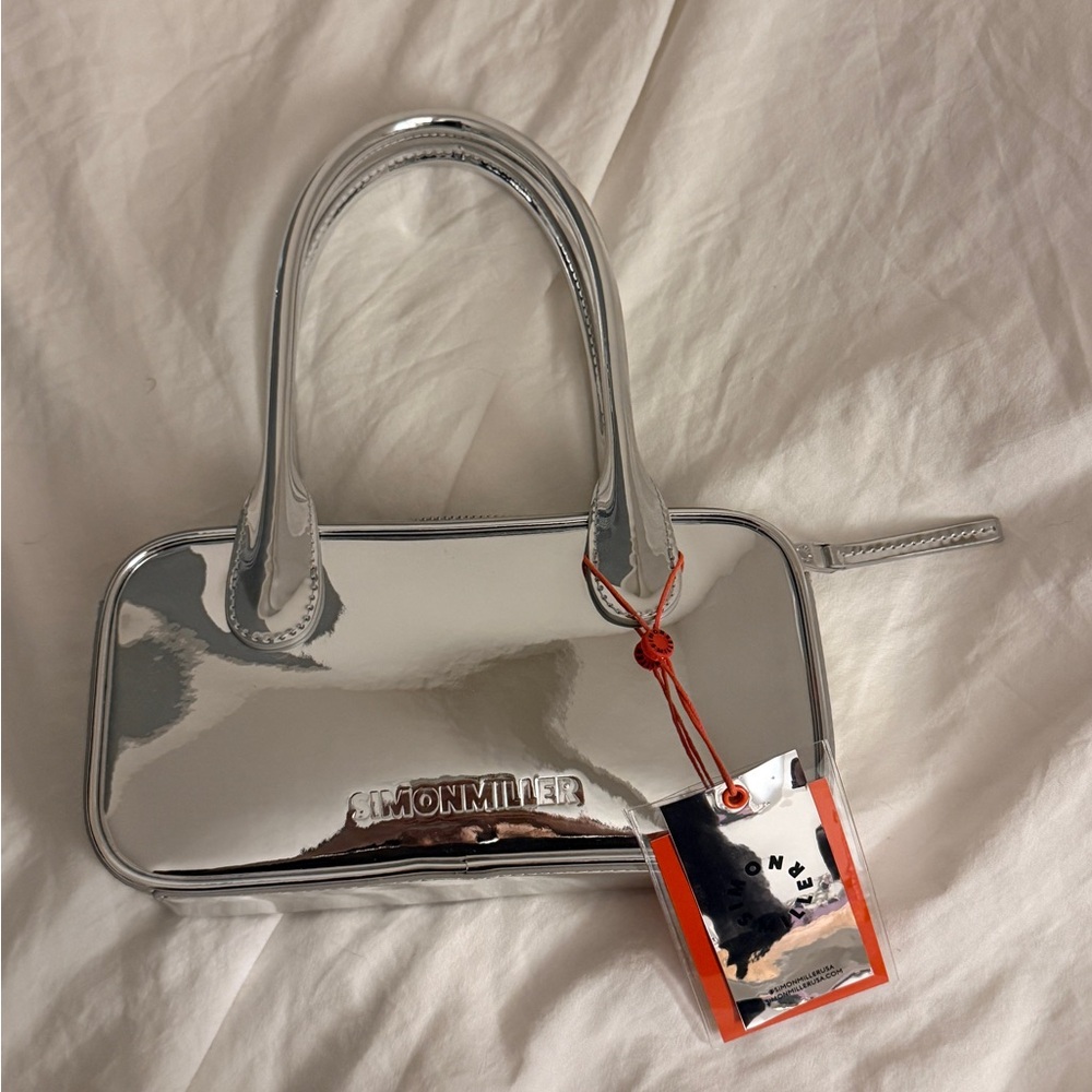 SIMONMILLER MINI DOCTA BAG IN SILVER